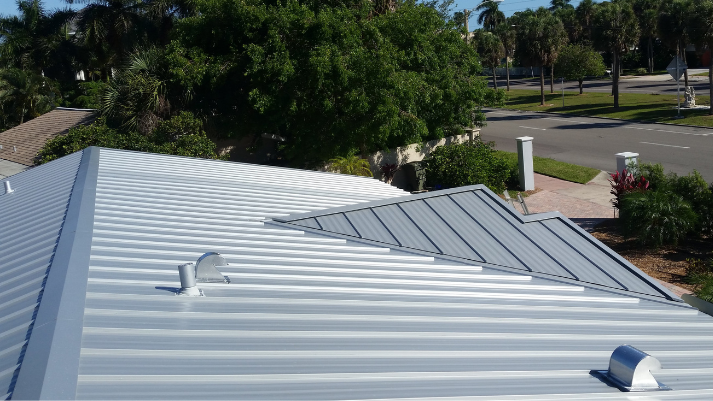 Metal roofing systems example